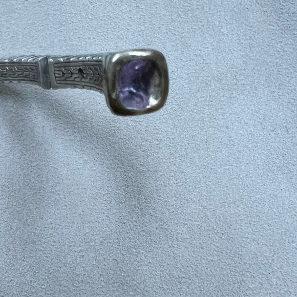 🔴Authentic JOHN HARDY Amethyst Sterling Silver Cuff/ Bracelet 🔴 - Picture 8 of 10